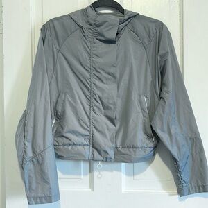 Fabletics cropped windbreaker jacket